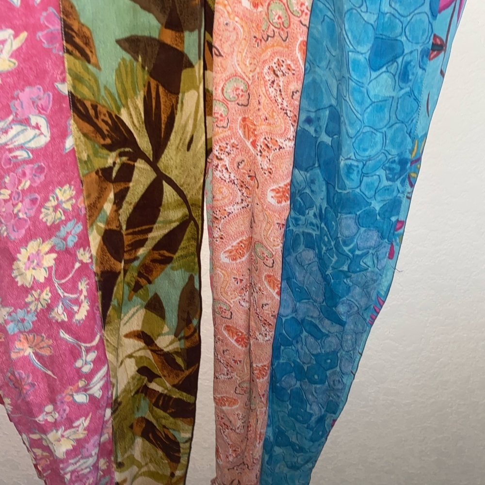 Boston Proper Boho Multicolor Patchwork Vibrant H… - image 15